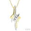 3 Stone Diamond Pendant