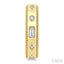 Mixed Shape Bezel Set Diamond Huggie Earrings