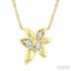 Starlit Petals Diamond Fashion Pendant