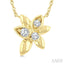 Starlit Petals Diamond Fashion Pendant