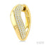 Aeris Gold Diamond Fashion Hoop Earrings