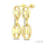 Aeris Gold Mariner Link Diamond Fashion Earrings