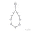 Drop Floating Diamond Fashion Earrings