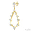 Drop Floating Diamond Fashion Earrings