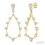 Drop Floating Diamond Fashion Earrings