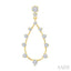 Drop Floating Diamond Fashion Earrings