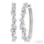 Mixed Shape Scatter Diamond Fashion Hoop Earrings