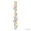 Mixed Shape Scatter Diamond Fashion Hoop Earrings
