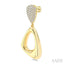 Aeris Gold Drop Diamond Fashion Earrings