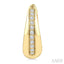 Golden Glow Diamond Fashion Hoop Earrings