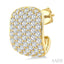 7 Row Diamond Fashion Pave Half Hoop Earrings
