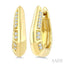 Diamond Fashion Hoop Earrings