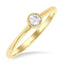 Petite Bezel Solitaire Ring