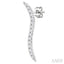 Wave Diamond Fashion Earrings