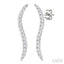 Wave Diamond Fashion Earrings