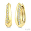 Diamond Fashion Hoop Earrings