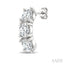 3 Stone Diamond Fashion Earrings