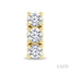 3 Stone Diamond Fashion Earrings