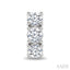 3 Stone Diamond Fashion Earrings