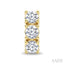 3 Stone Diamond Fashion Earrings
