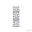 3 Stone Diamond Fashion Earrings