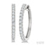 Diamond Hoop Earrings