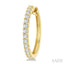 Diamond Hoop Earrings