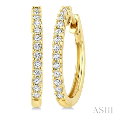 Diamond Hoop Earrings