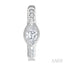 Marquise Shape Diamond Huggie Fashion Earrings