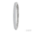 Pave Set Diamond Fashion Hoop Earrings