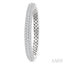 Pave Set Diamond Fashion Hoop Earrings