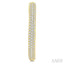 Pave Set Diamond Fashion Hoop Earrings