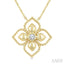 Blossom Medallion Diamond Fashion Pendant