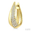 Diamond Fashion Hoop Earrings