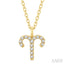Aries Zodiac Diamond Pendant