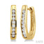 Diamond Hoop Earrings