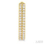 Double Row Diamond Hoop Earrings