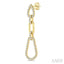Pear Shape Link Diamond Fashion Earrings