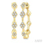 Diamond Fashion Hoop Earrings