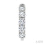 Round Shape Diamond Fashion Half Hoop Earrings