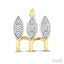 Marquise Shape 3 Row Diamond Fashion Earrings
