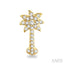 Palm Tree Diamond Fashion Earrings