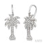 Palm Tree Diamond Fashion Earrings