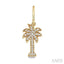 Palm Tree Diamond Fashion Earrings