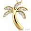 Palm Tree Diamond Fashion Pendant