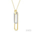 Paperclip Diamond Fashion Pendant