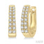 Petite Diamond Huggie Fashion Earrings