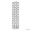 Three Row Diamond Hoop Earrings