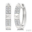 Pyramid Diamond Huggie Fashion Earrings