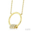 Twine Circle Diamond Fashion Pendant